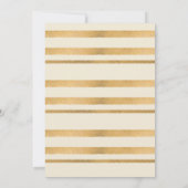 Invitation Soirée de Noël élégante (Dos)