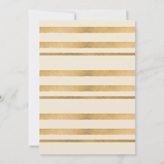 Invitation Soirée de Noël élégante (Dos)