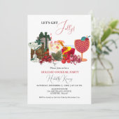 Invitation Soirée de noël élégante et chic (Debout devant)