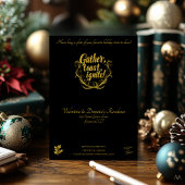 Invitation Soirée de Noël | Festive Accueil Fête