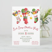 Invitation Soirée de Noël, Fête de Noël (Debout devant)