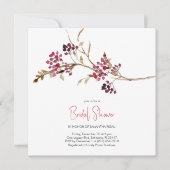 Invitation Soirée de Noël Fête des mariées élégante (Devant)