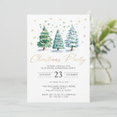 Invitation Soirée de Noël Gold (Debout devant)