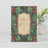 Invitation Soirée de Noël Holly (Debout devant)