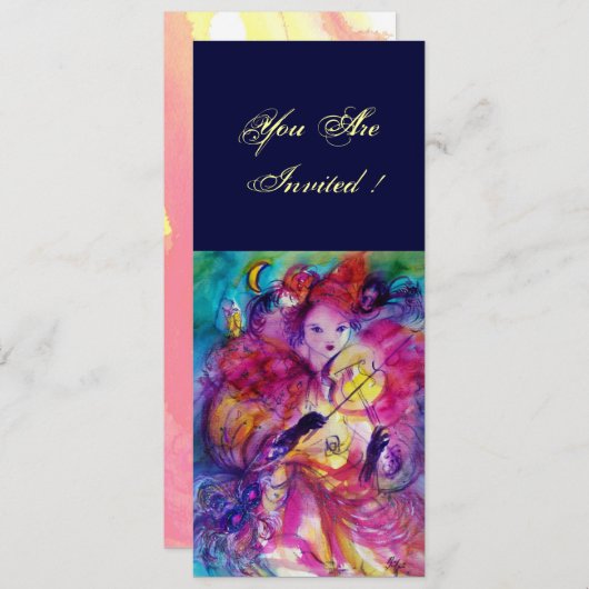 INVITATION SOIRÉE DE NOËL MASQUÉE (Devant / Derrière)