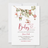 Invitation Soirée de Noël minimaliste (Devant)