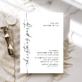 Invitation Soirée de Noël minimaliste élégante