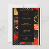 Invitation Soirée de Noël moche (Dos)