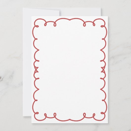 Invitation Soirée de Noël moche à la main (Dos)