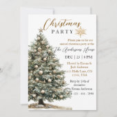 Invitation Soirée de Noël moderne (Devant)