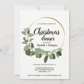 Invitation Soirée de Noël moderne simple Fête Werath Green (Devant)