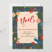 Invitation Soirée de Noël Noel (Devant)