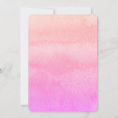 Invitation Soirée de Noël orange rose (Dos)