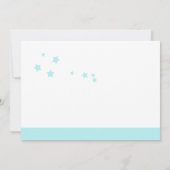 Invitation Soirée de Noël père Noël, Sucre de canne et Etoile (Dos)