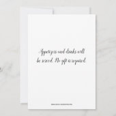 Invitation Soirée de Noël Porte et couronne élégantes (Dos)