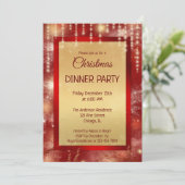 Invitation Soirée de Noël Red Gold (Debout devant)