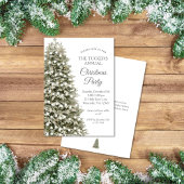 Invitation Soirée de Noël simple et élégante