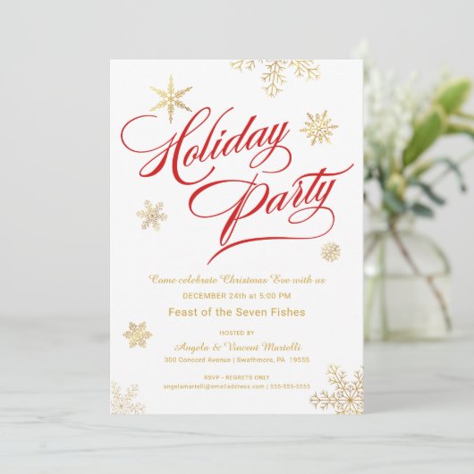 Invitation Soirée de Noël Soir Soirée Soirée Soirée Soirée So (Debout devant)