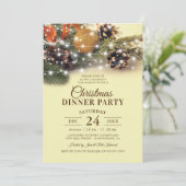 Invitation Soirée de Noël Vintage (Debout devant)