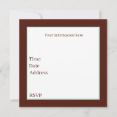 Invitation Soirée de Pâques (Dos)