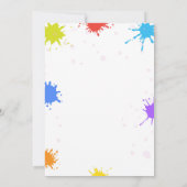 Invitation Soirée de peinture (Dos)