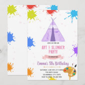 Invitation Soirée de peinture (Devant / Derrière)