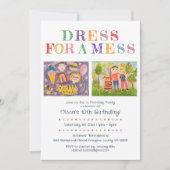 Invitation Soirée de peinture avec l'art de votre enfant Anni (Devant)