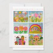 Invitation Soirée de peinture avec l'art de votre enfant Anni (Dos)