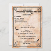 Invitation Soirée de potions de l'apothicaire d'Halloween (Devant)