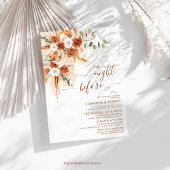 Invitation Soirée de répétition de calligraphie brillante ava