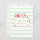 Invitation Soirée de répétition de la Monnaie d'or rose (Devant)