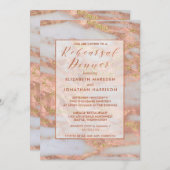 Invitation Soirée de répétition de Parties scintillant en mar (Devant / Derrière)