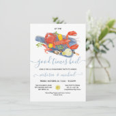 Invitation Soirée de répétition Fiançailles de la bouillie de (Debout devant)