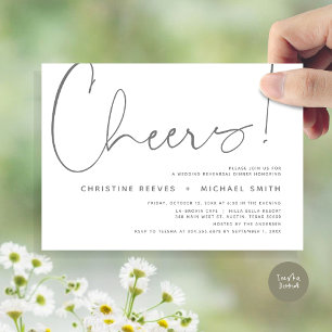 Invitation Soirée de répétition Mariage