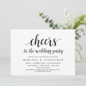 Invitation Soirée de répétition Mariage (Debout devant)