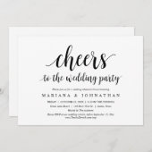 Invitation Soirée de répétition Mariage (Devant / Derrière)