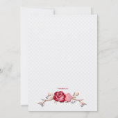 Invitation Soirée de répétition pour l'amour (Dos)