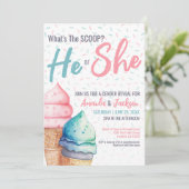 Invitation Soirée de révélation de genre d'été (Debout devant)