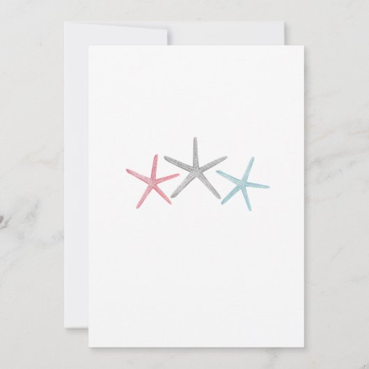 Invitation Soirée de révélation de genre d'été (Dos)