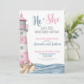 Invitation Soirée de révélation de genre d'été (Debout devant)