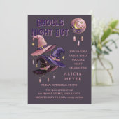 Invitation Soirée de sorcières Halloween (Debout devant)