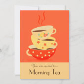 Invitation Soirée de thé rétro (Devant)