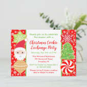 Invitation Soirée d'échange de biscuits de Noël (Debout devant)