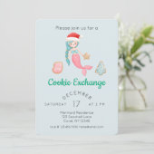 Invitation Soirée d'échange de biscuits de Noël de la mignonn (Debout devant)