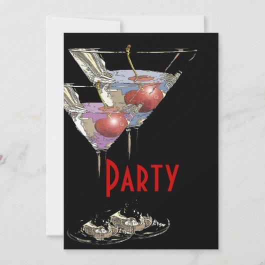 Invitation Soirée d'entreprise formelle élégante (Devant)