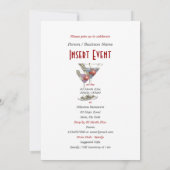 Invitation Soirée d'entreprise formelle élégante (Dos)