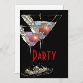 Invitation Soirée d'entreprise formelle élégante (Devant / Derrière)