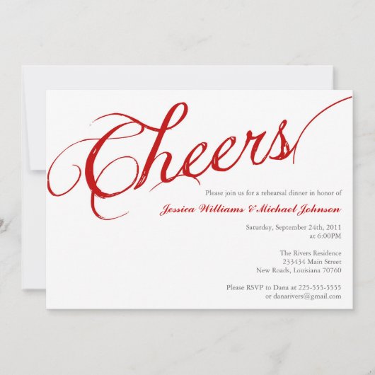 Invitation Soirée des Chefs (Devant)