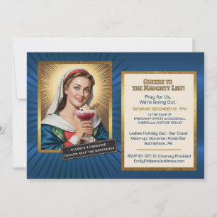 Invitation Soirée des Dames – Barathon de la Vierge Marie Coq