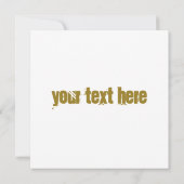 Invitation Soirée des Supersaintes, Fleur de Lis/noir + or (Dos)